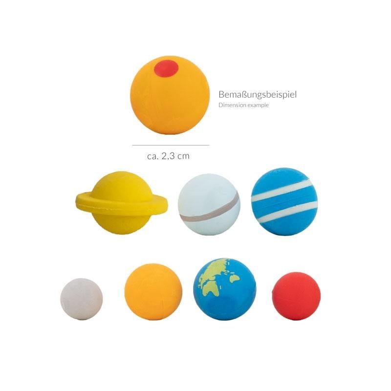 Trendhaus - SPACE ADVENTURE Sonnensystem-Radierer 8er-Set