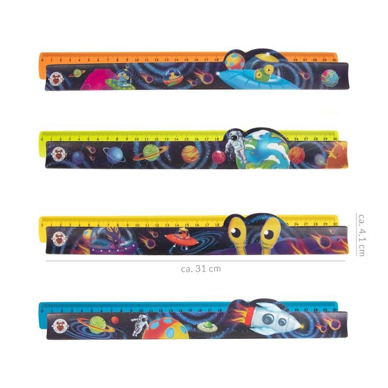Trendhaus - SPACE ADVENTURE Snap-It Lineale 30cm