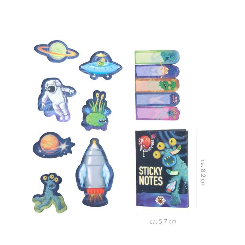 Trendhaus - SPACE ADVENTURE Sticky Notes Mini-Organizer