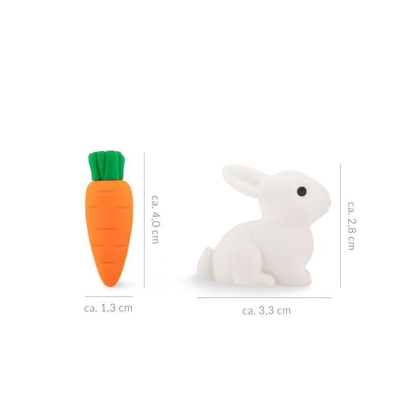 Trendhaus - TOMMY & FRIDA Radierer Hase & Karotte