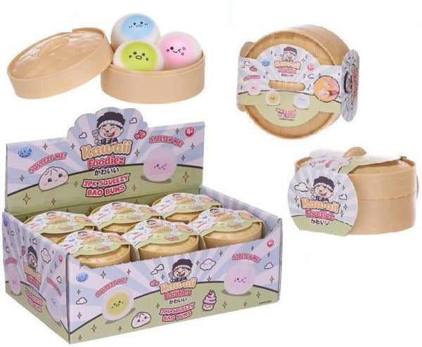 Triton-X - Fidget: 3er Set Dumpling in 10cm Bao Bun