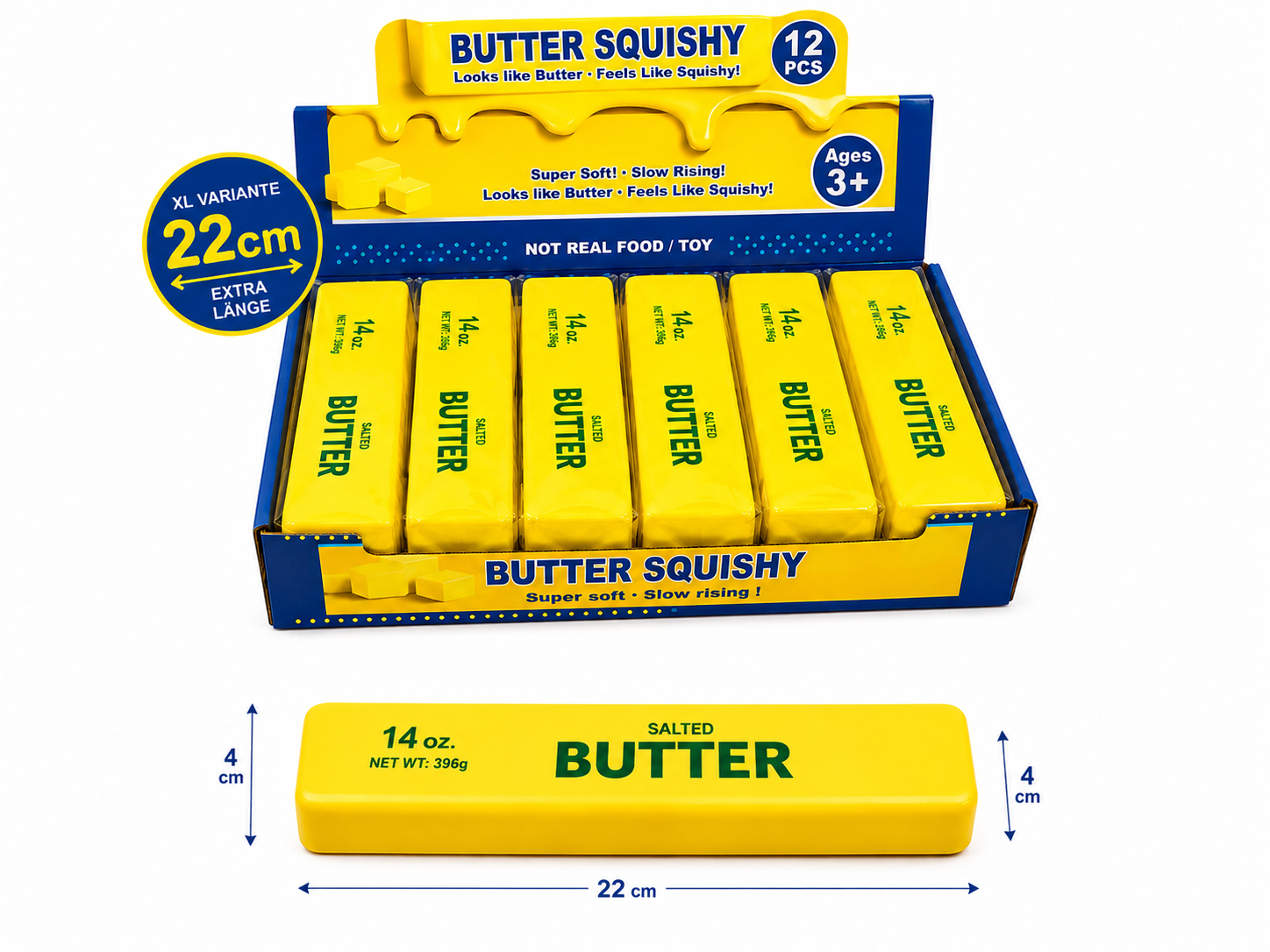 Triton-X - Fidget: XL Squishy Butter 22cm
