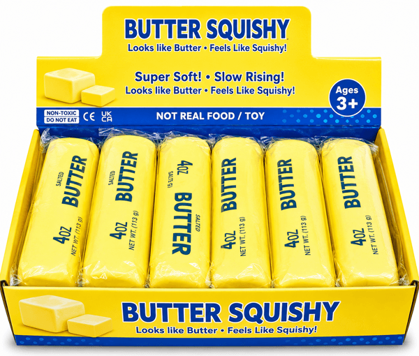 Triton-X - Fidget: Squishy Butter rund 13,5cm