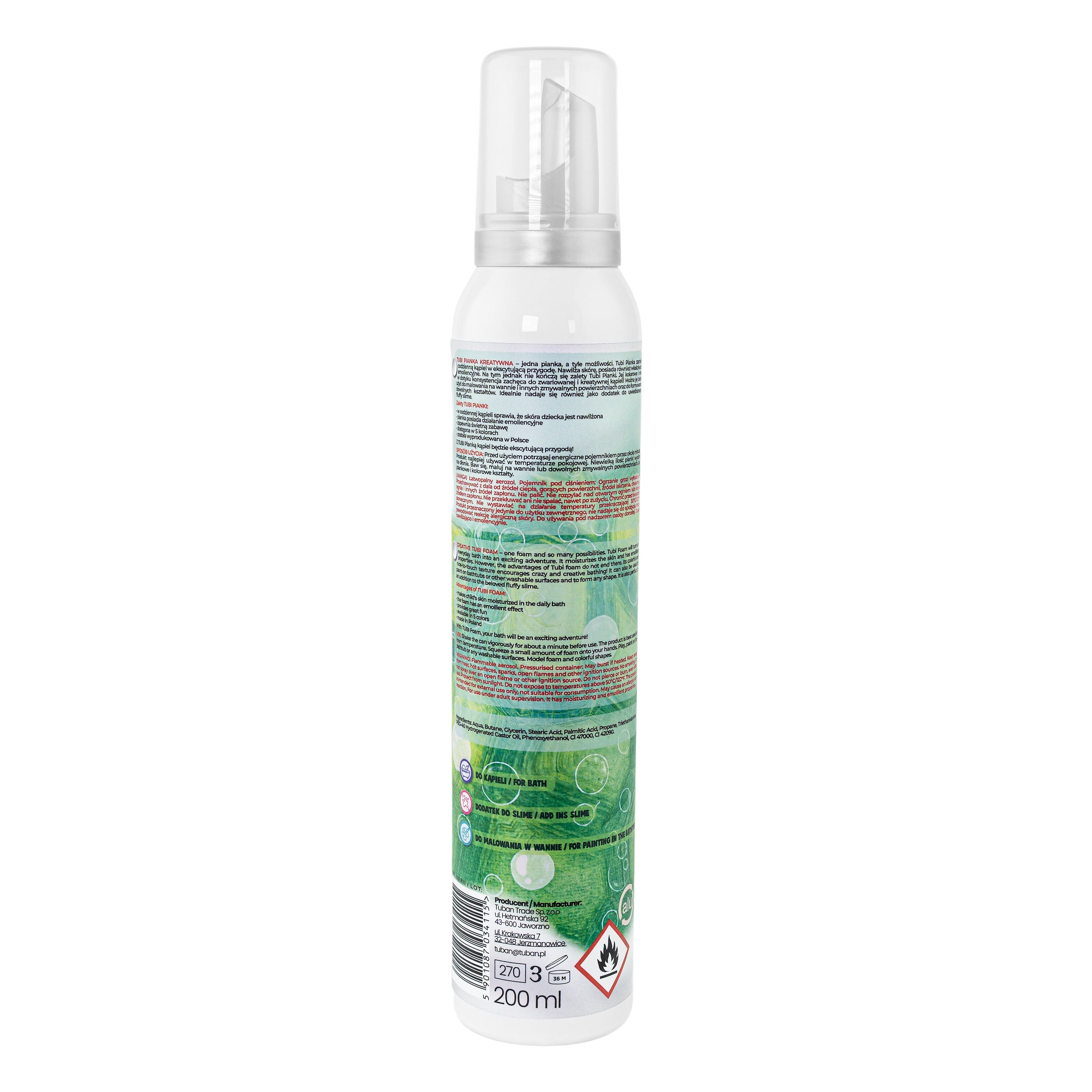 TUBAN - Tubi Foam Badeschaum grün 200ml