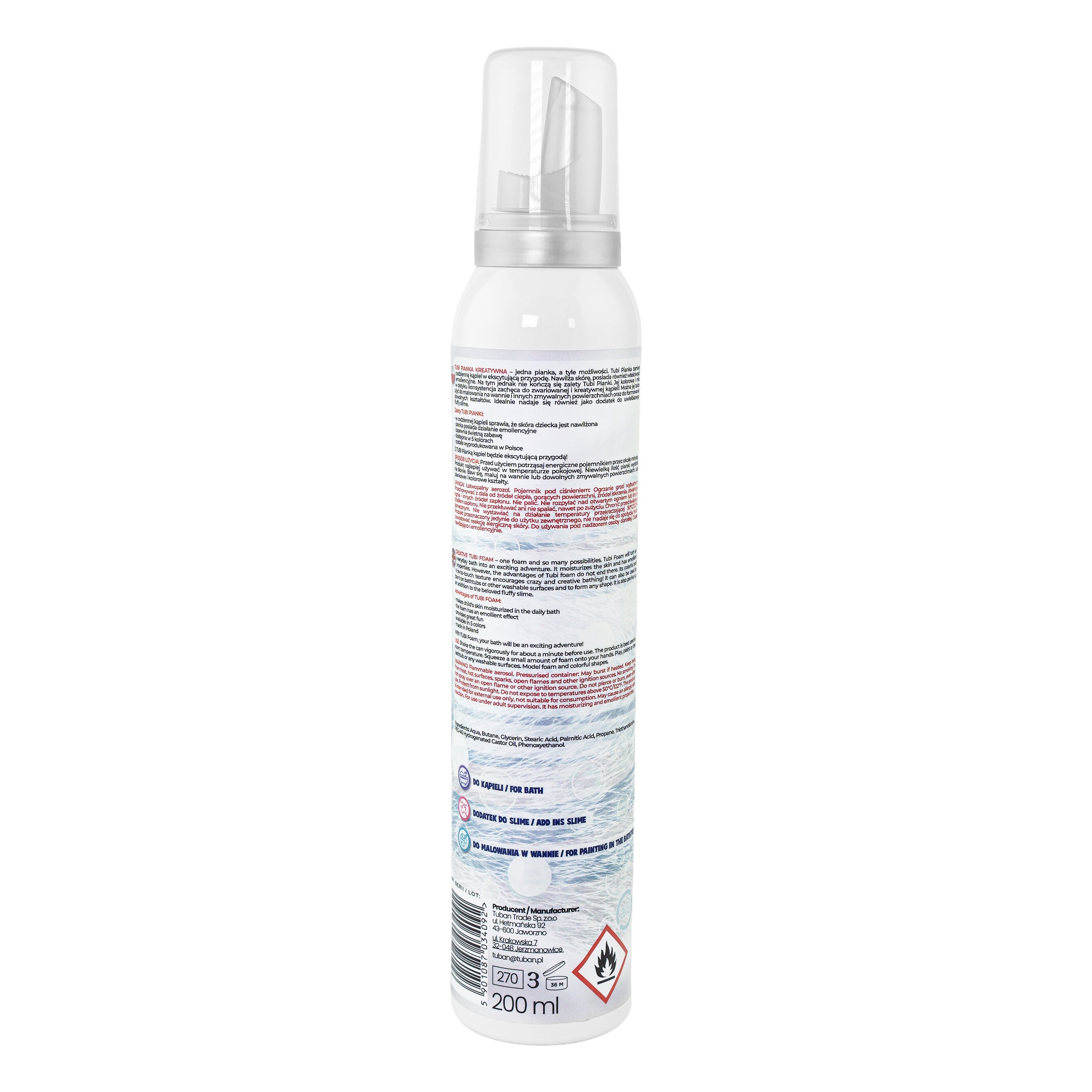 TUBAN - Tubi Foam Badeschaum weiß 200ml