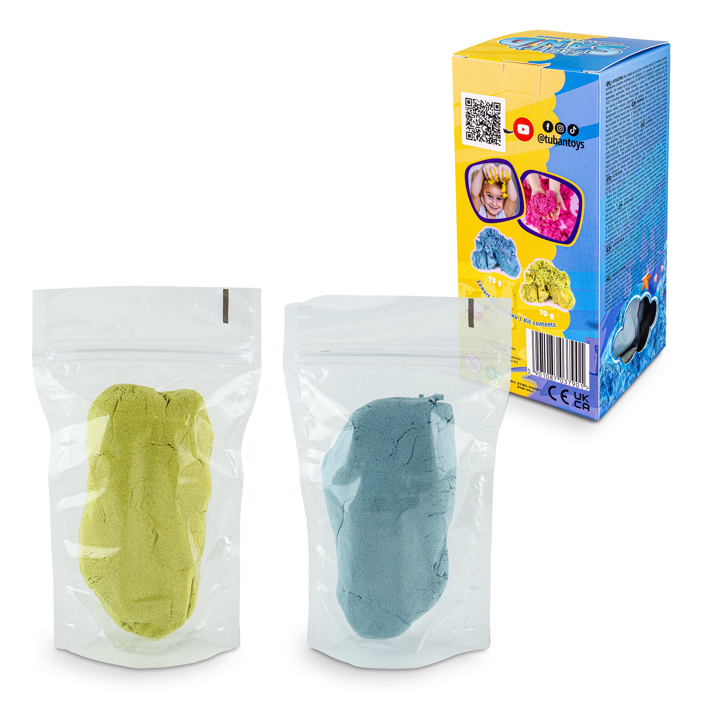 TUBAN - Fluffy Sand Blue & Yellow