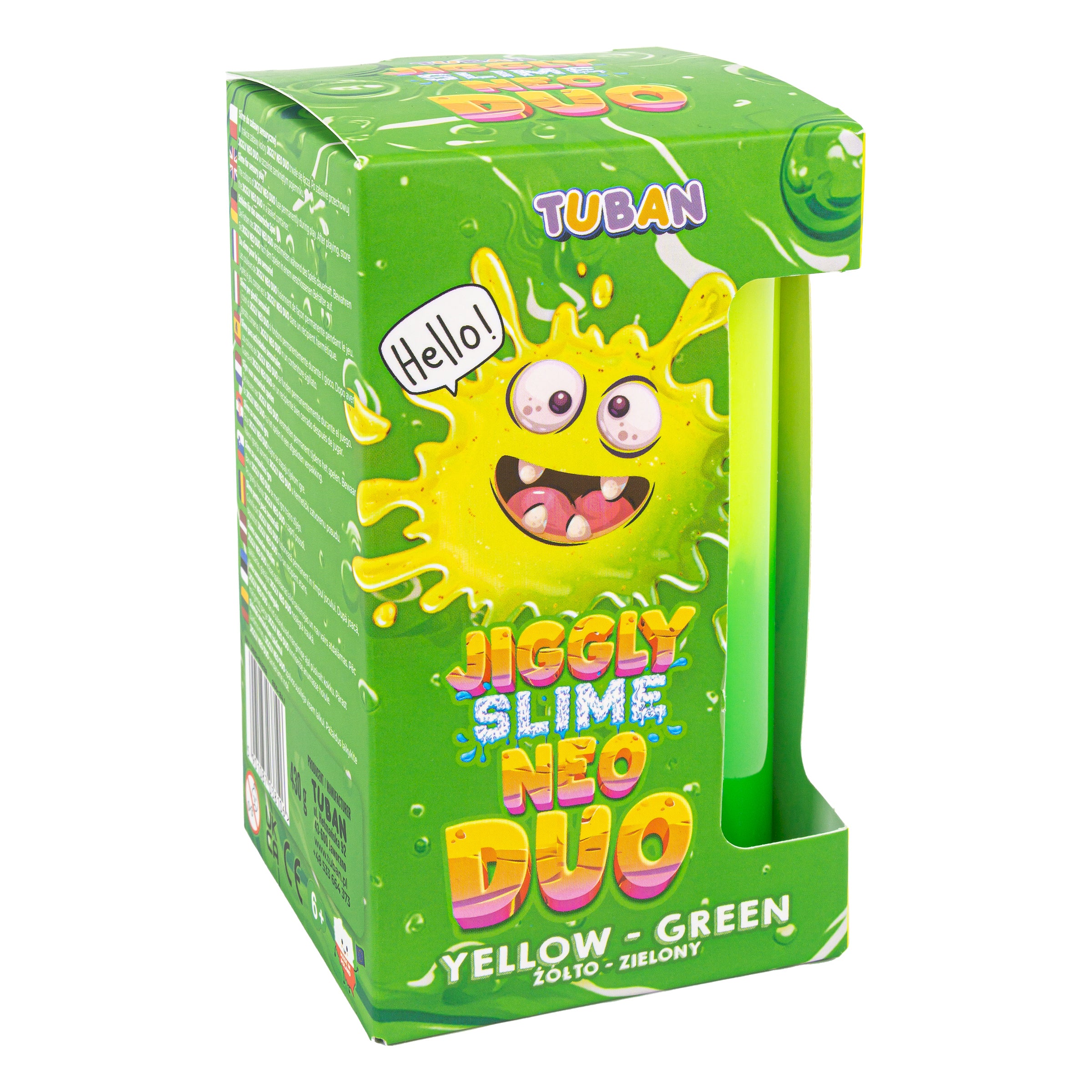 TUBAN - Jiggly Slime Dou Neon Yellow & Green 430g