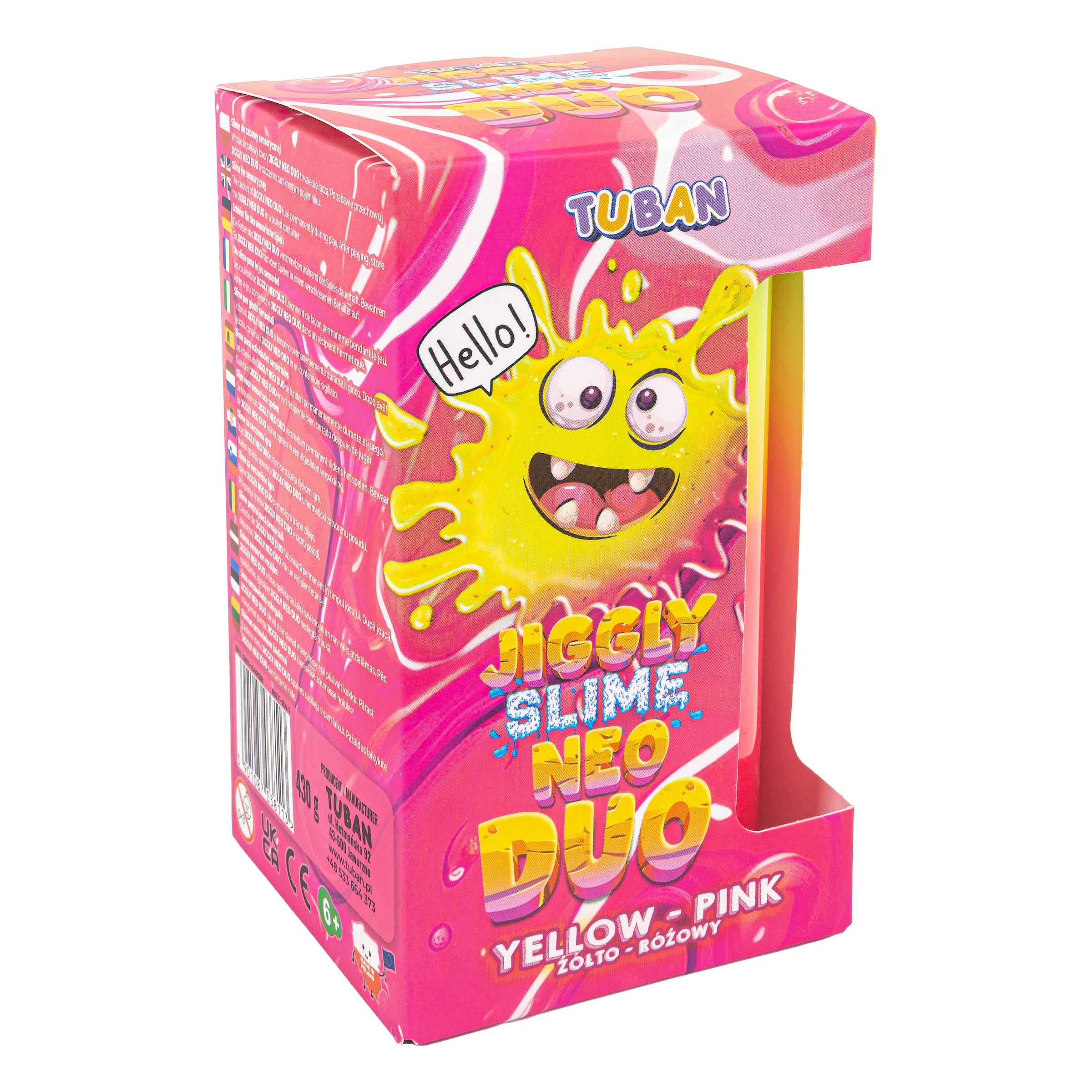 TUBAN - Jiggly Slime Dou Neon Yellow & Pink 430g