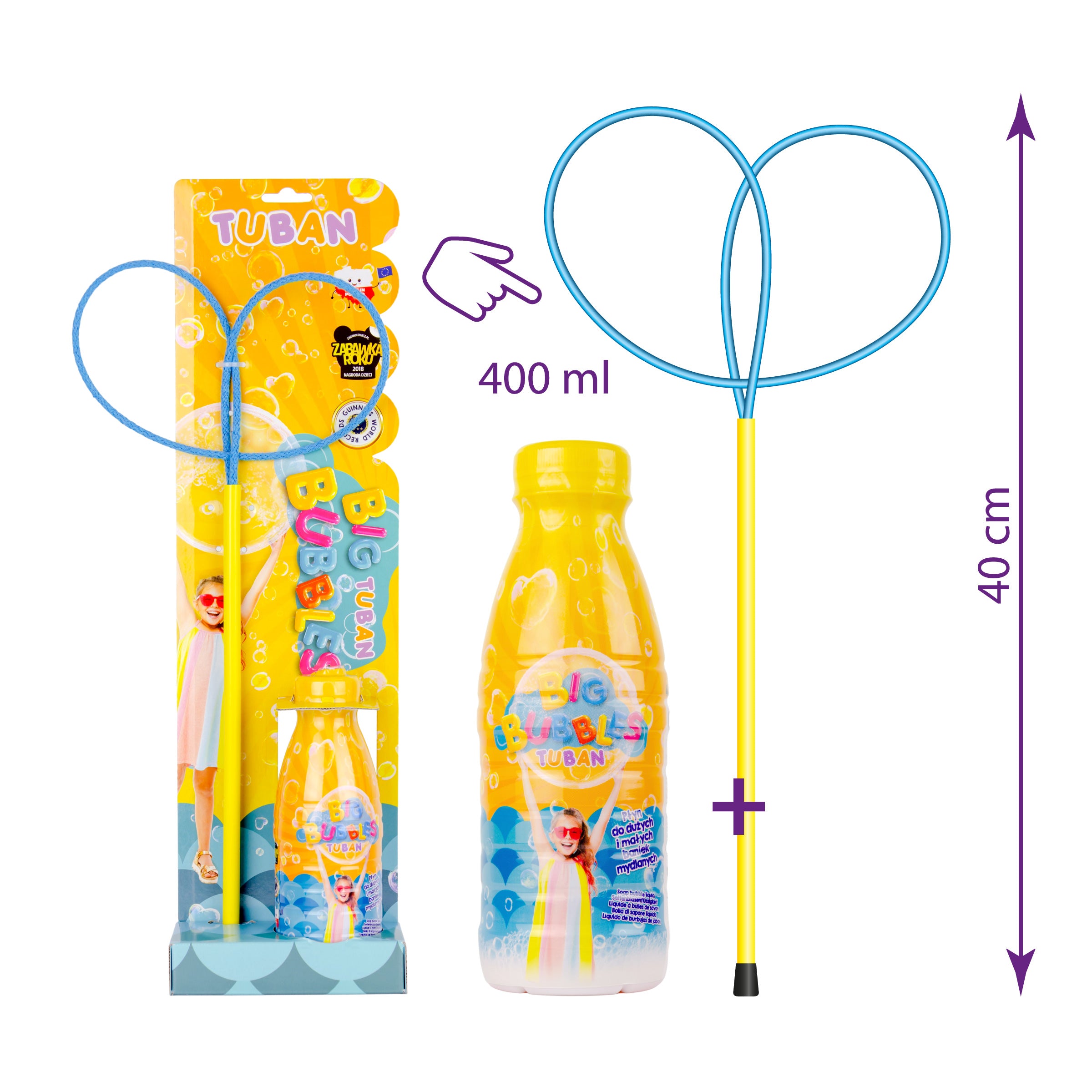 TUBAN - Seifenblasen Bubble Ring Butterfly