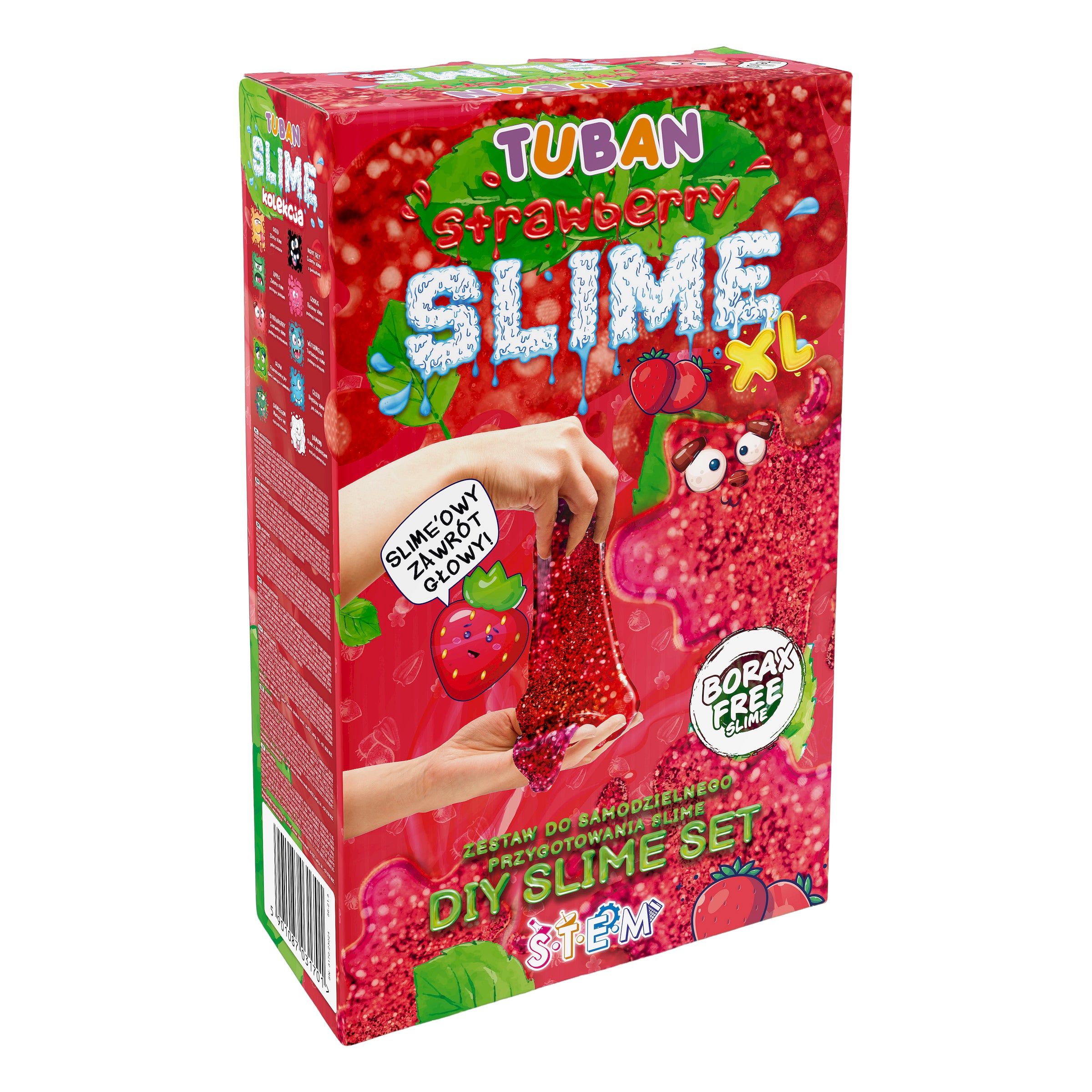 TUBAN - Slime Set "Erdbeere XL"