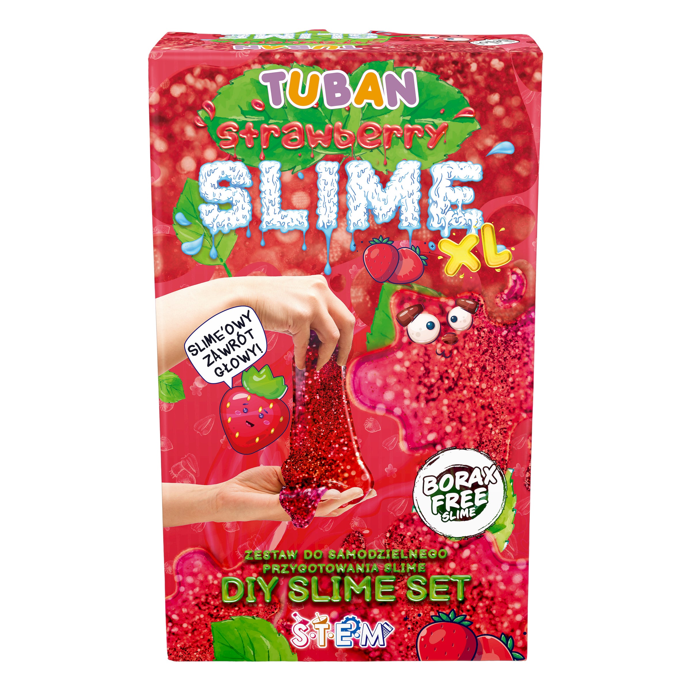 TUBAN - Slime Set "Erdbeere XL"