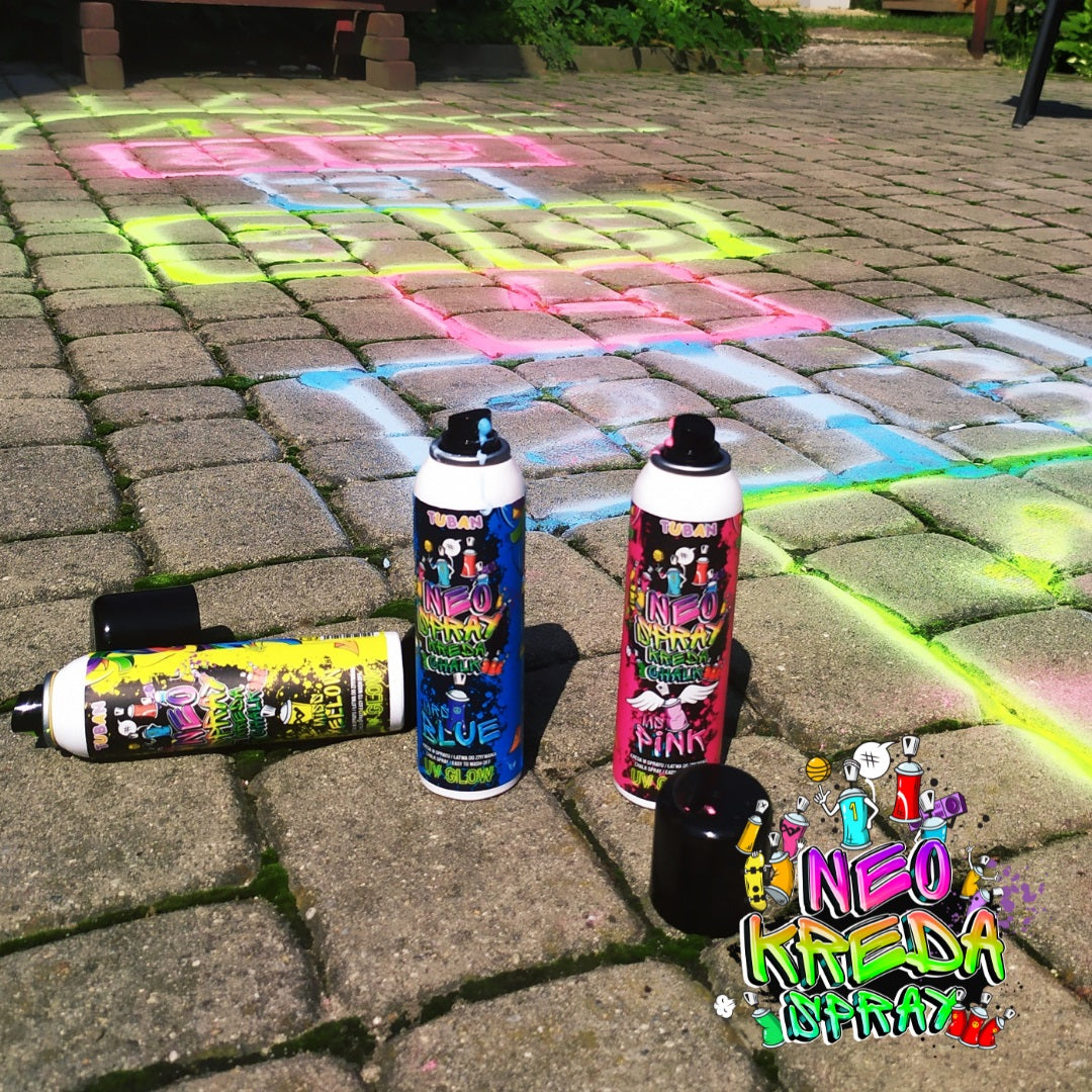 TUBAN - Kreidespray Neon pink 150ml