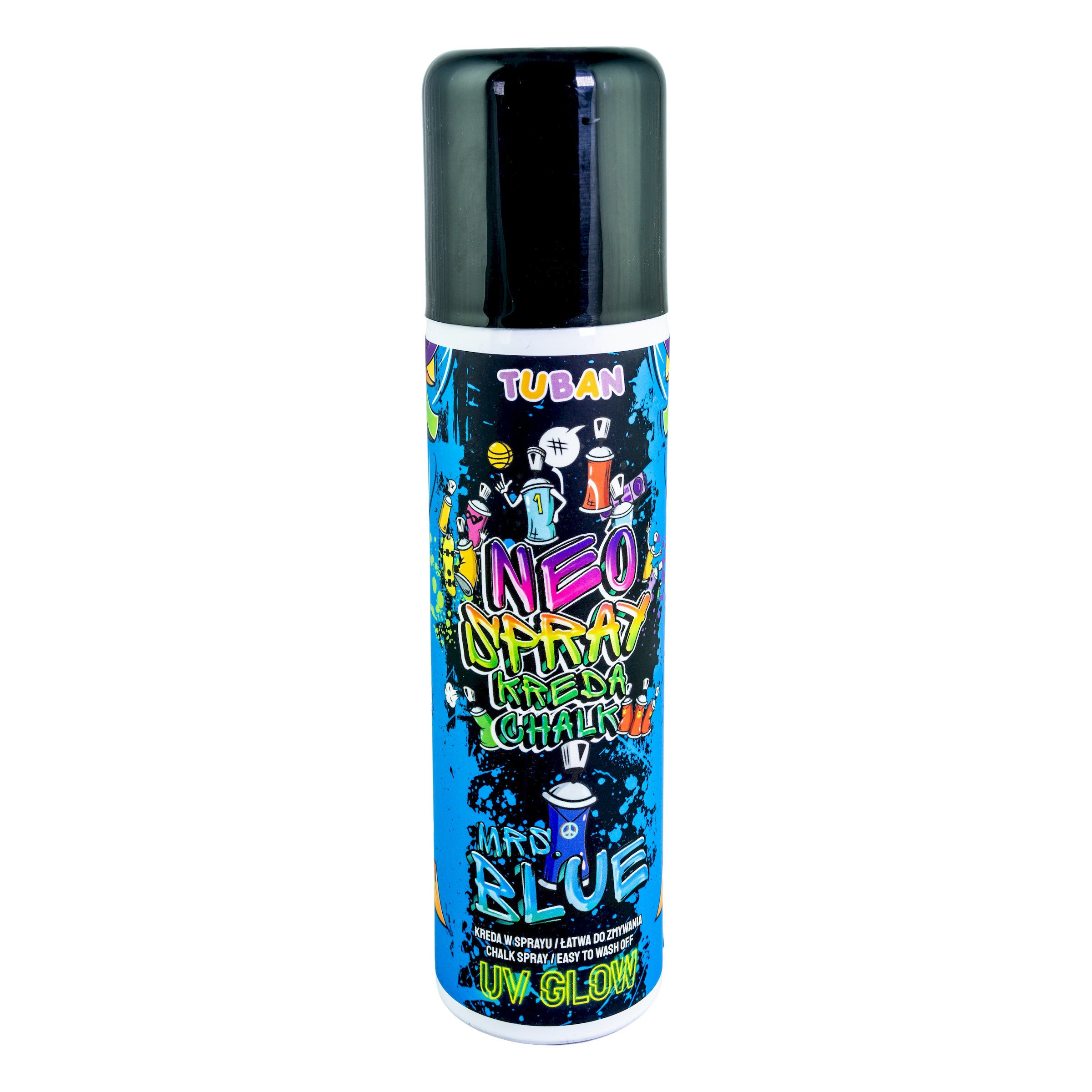 TUBAN - Kreidespray Neon blau 150ml