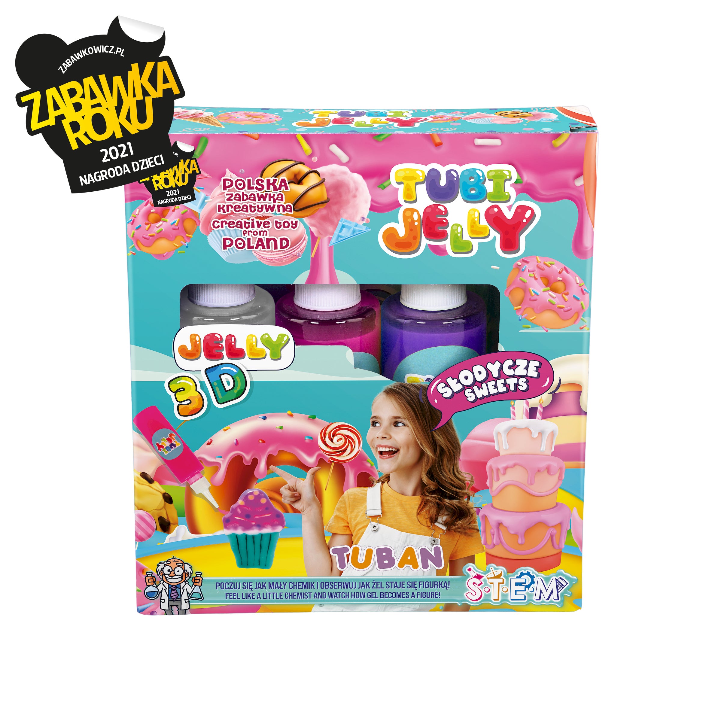 TUBAN - Tubi Jelly 3er Set "Sweets"