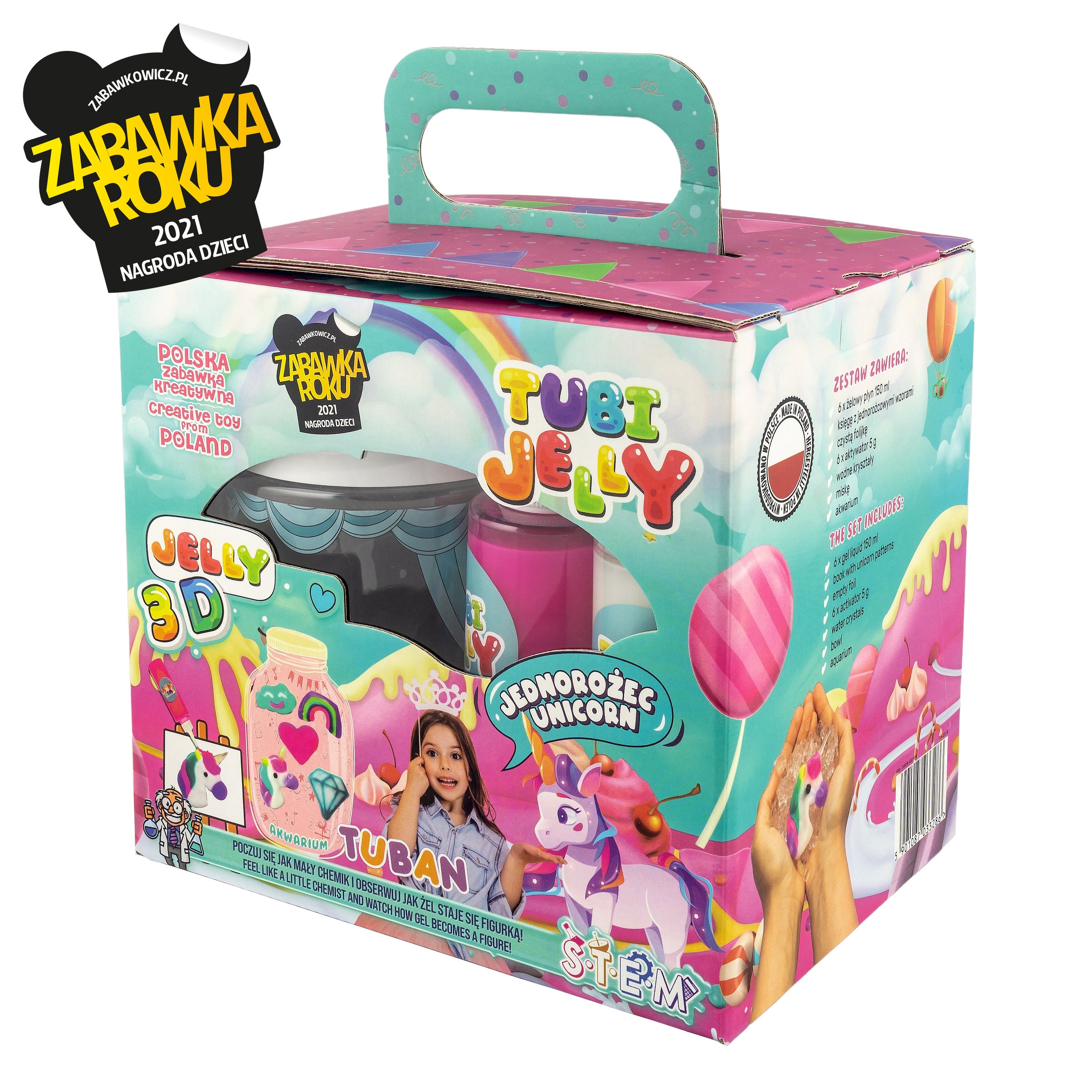 TUBAN - Tubi Jelly Aquarium 6er Set "Unicorn"