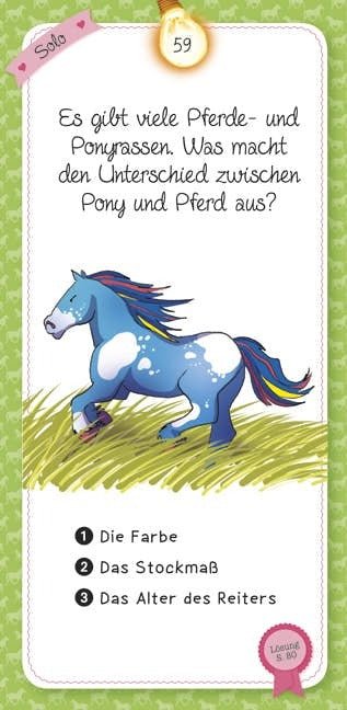 moses - Das Quiz der Pferde und Ponys