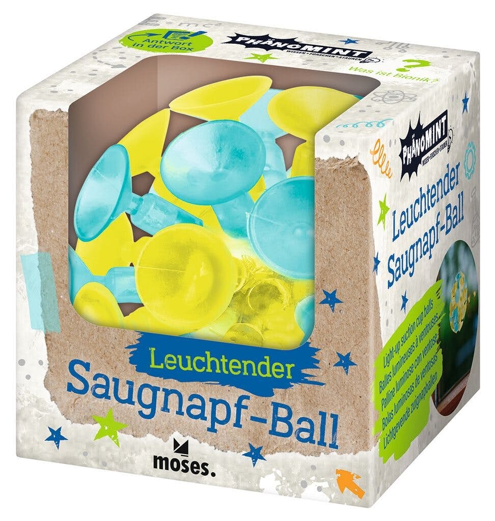 moses - PhänoMINT Leuchtender Saugnapf-Ball
