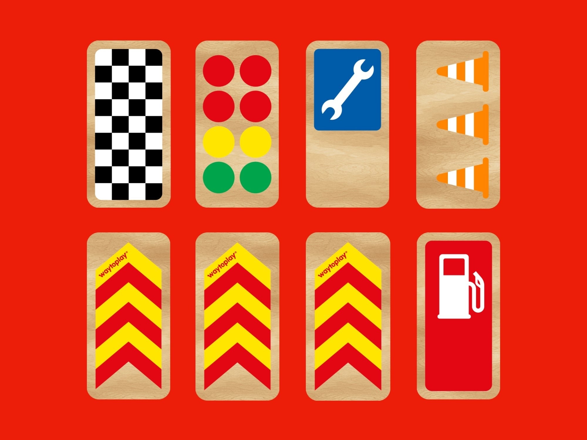 Waytoplay - Road Blocks - Race Signs