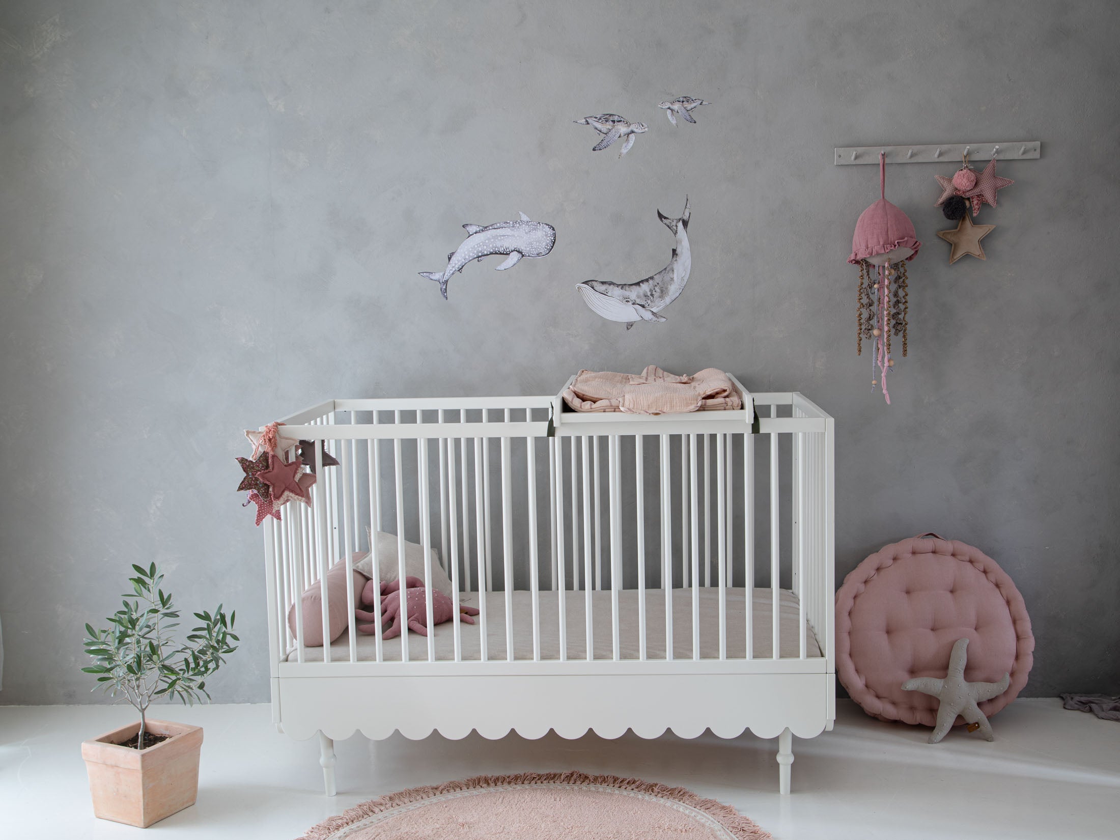 Wood Luck - Bett Babushka 70x140 off-white