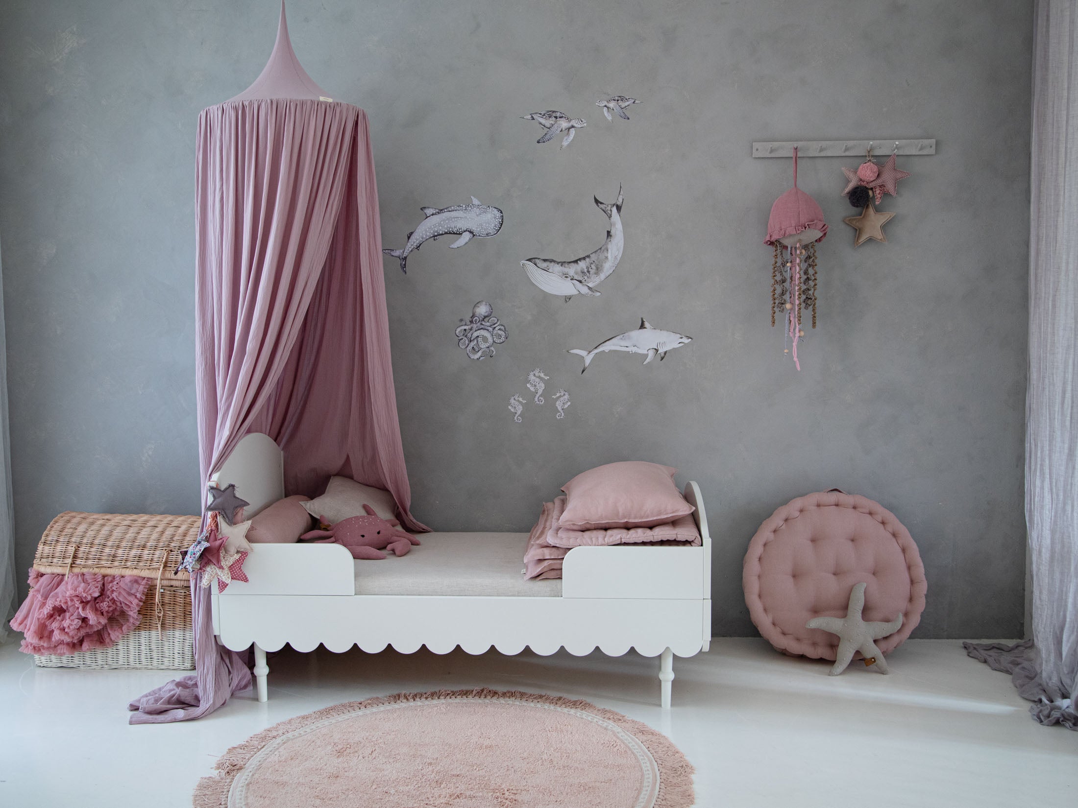 Wood Luck - Bett Babushka 70x140 off-white