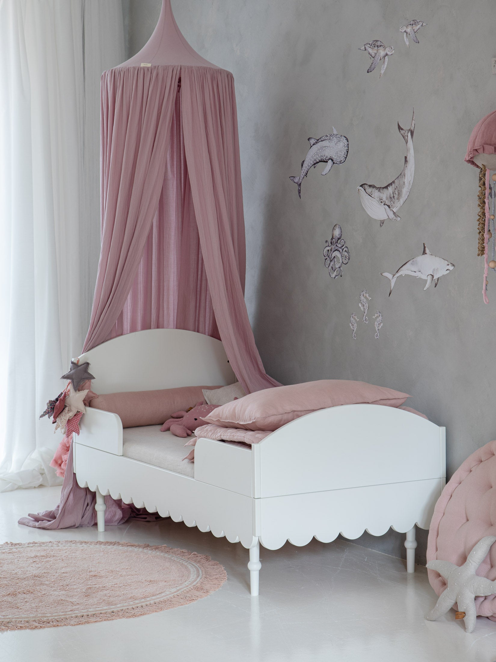 Wood Luck - Bett Babushka 70x140 off-white
