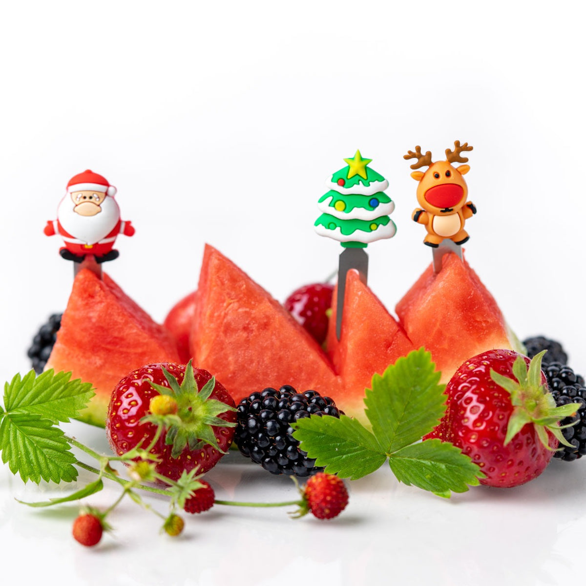 LEKKABOX - Edelstahl Piekser Weihnachten 3er Set