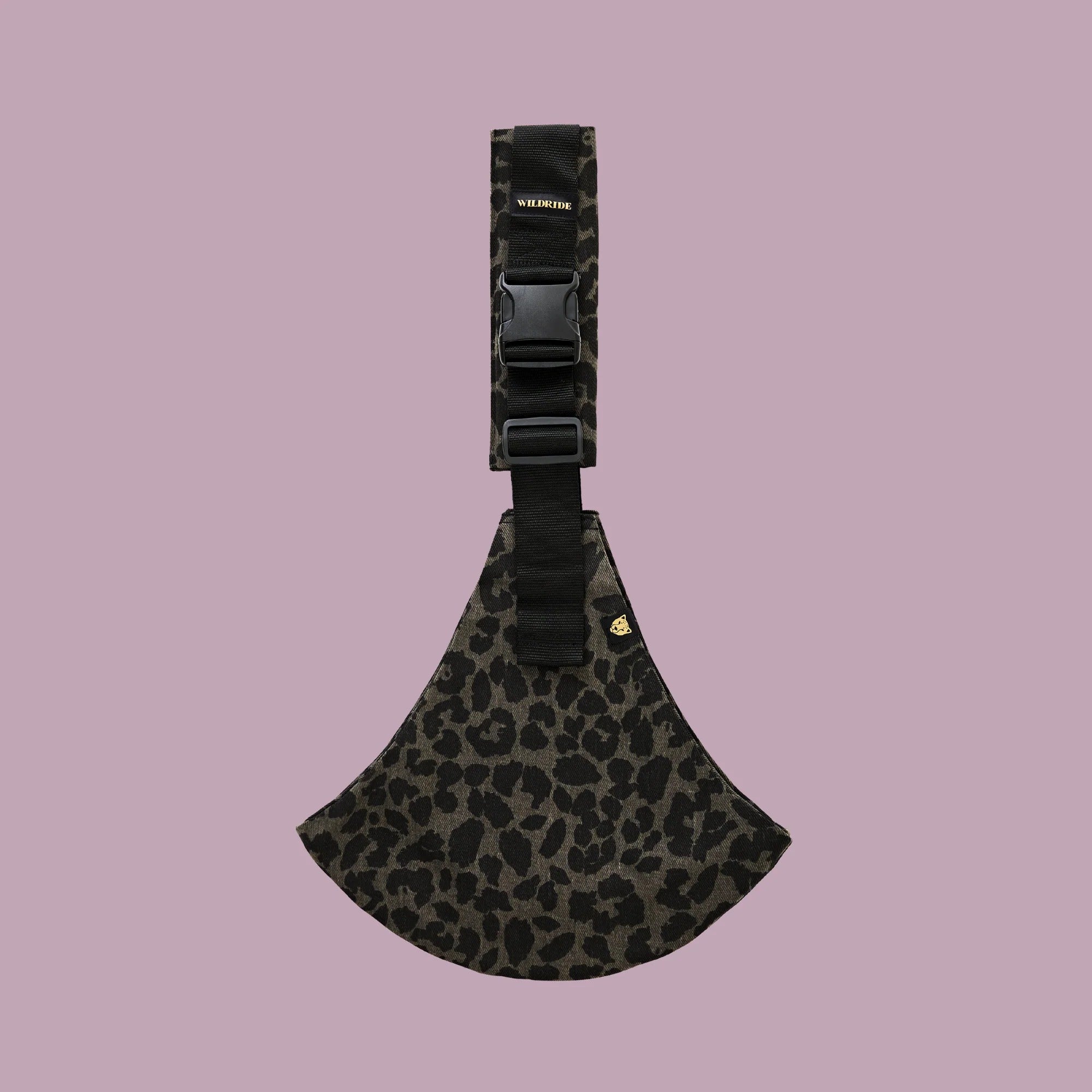WILDRIDE - Kleinkindtrage Leopard Print Grey