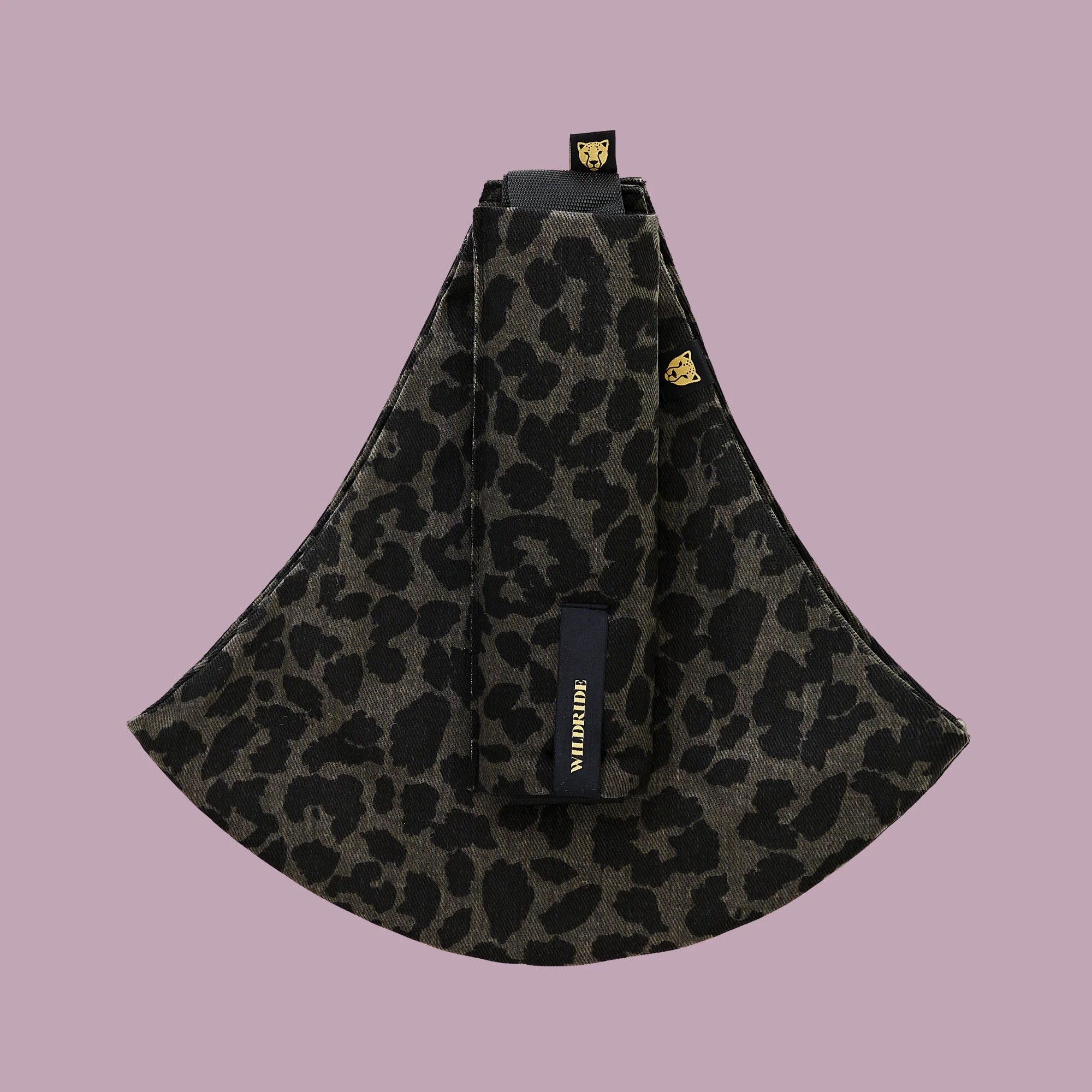 WILDRIDE - Kleinkindtrage Leopard Print Grey