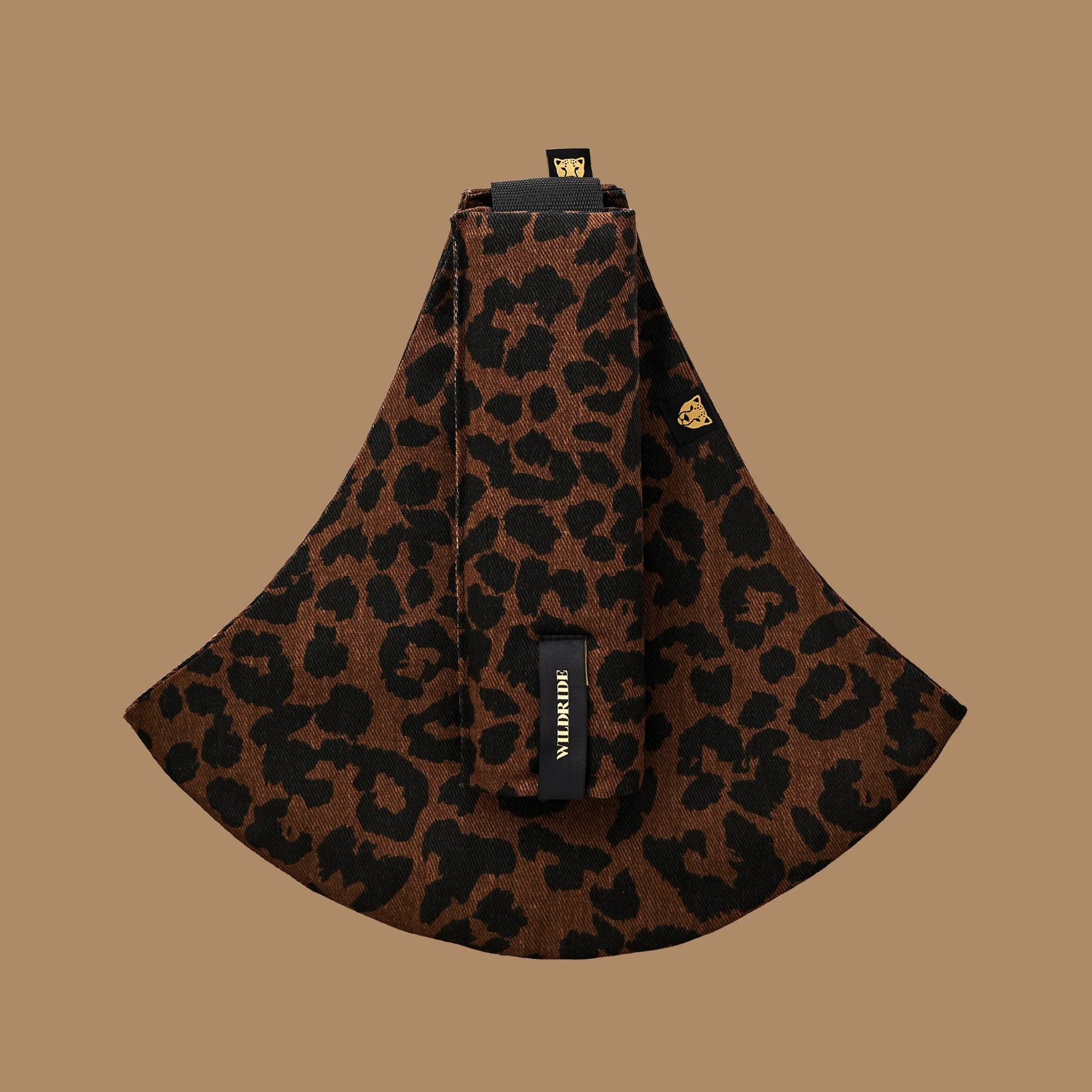 WILDRIDE - Kleinkindtrage Leopard Print Brown