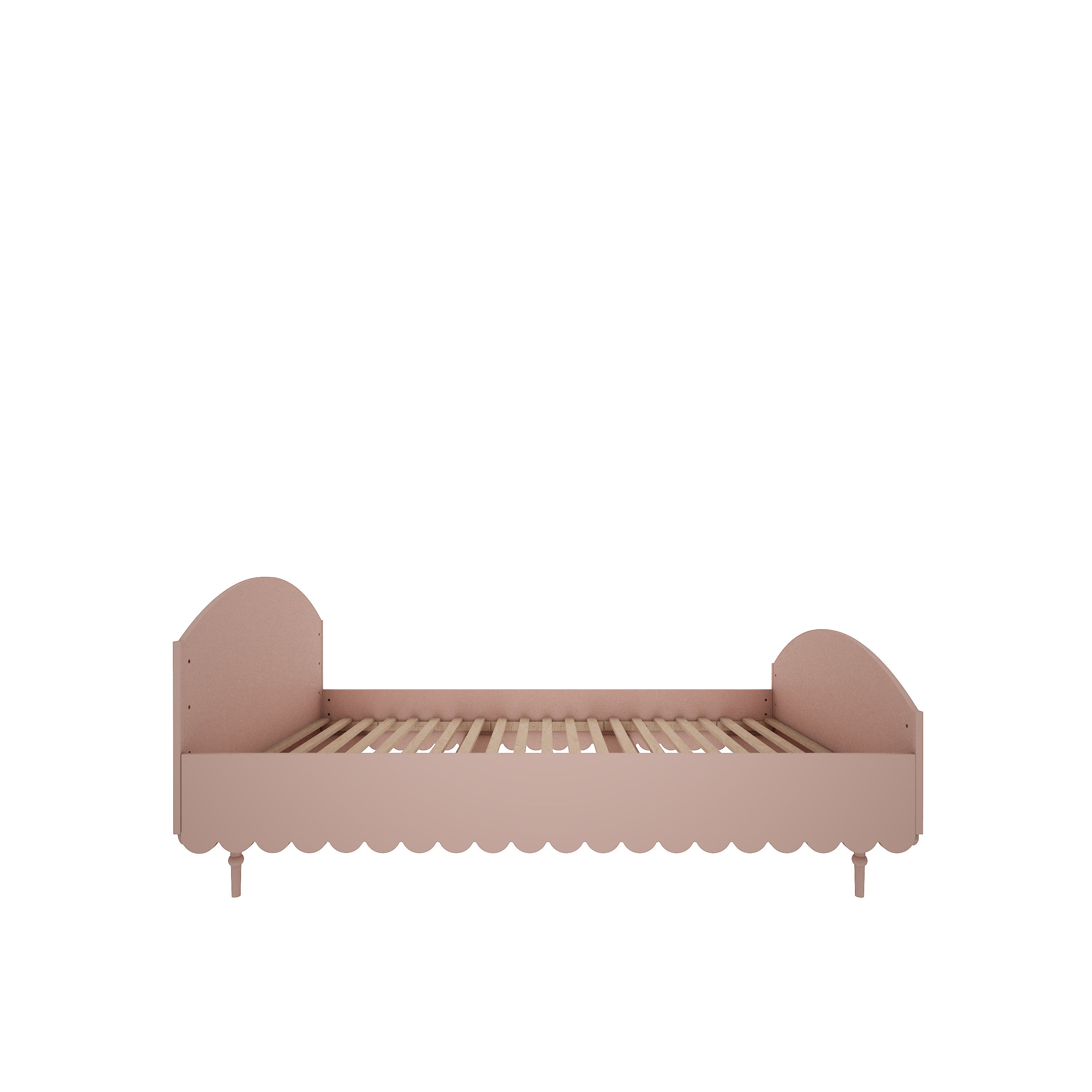 Wood Luck - Bett Babushka 90x200 natural pink
