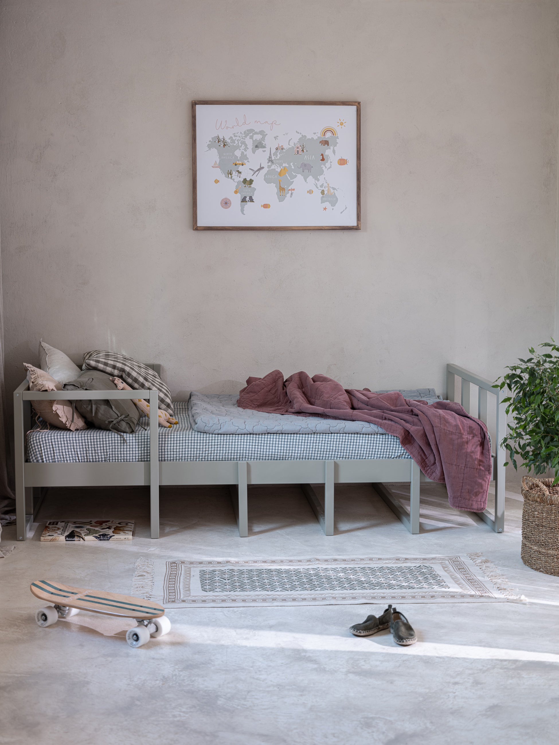 Wood Luck - Bett Tweens 90x200 eucalyptus