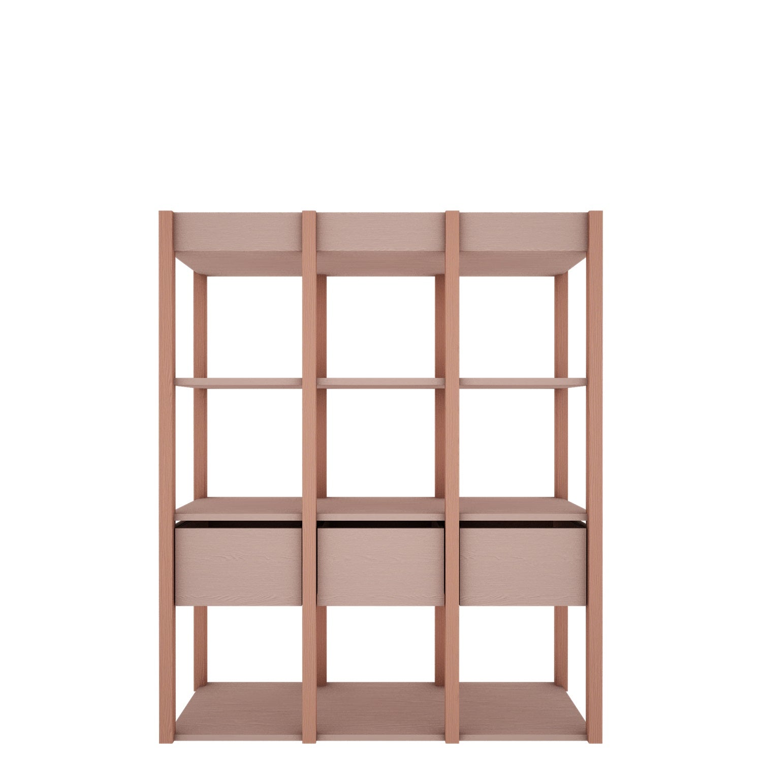 Wood Luck - Bücherregal Tweens pink-coral