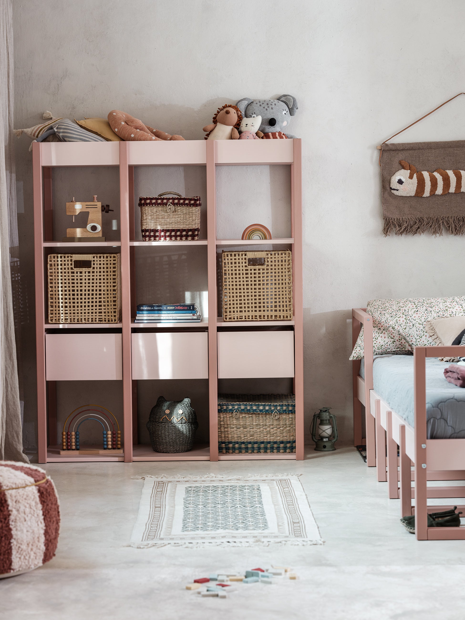 Wood Luck - Bücherregal Tweens pink-coral
