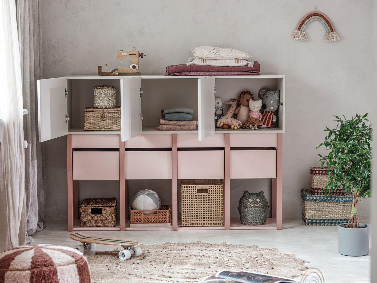 Wood Luck - Kommode Tweens pink-coral