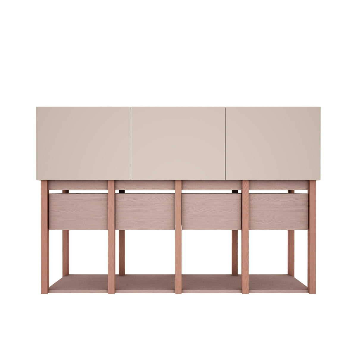 Wood Luck - Kommode Tweens pink-coral