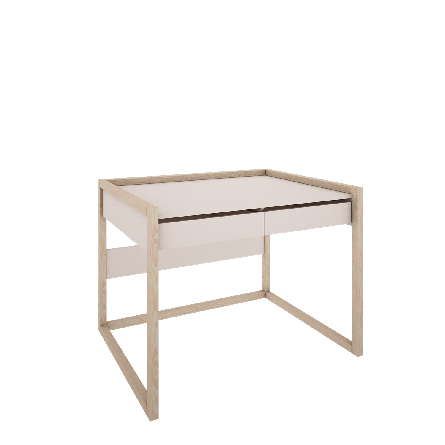 Wood Luck - Schreibtisch Basic off-white