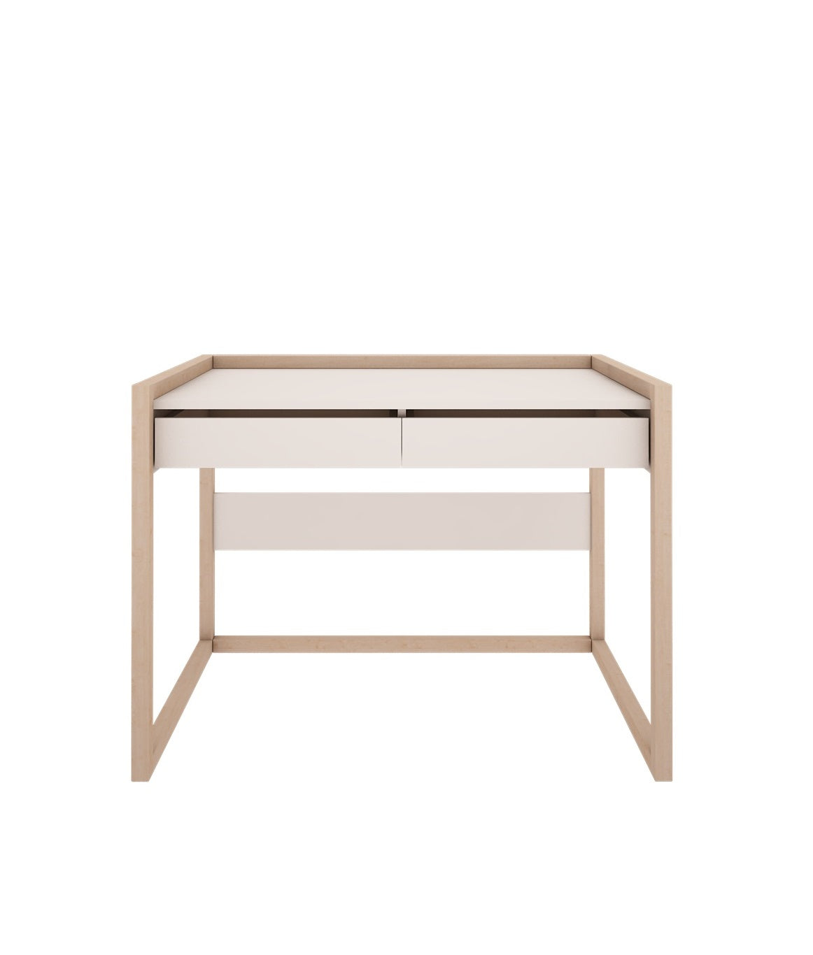 Wood Luck - Schreibtisch Basic off-white