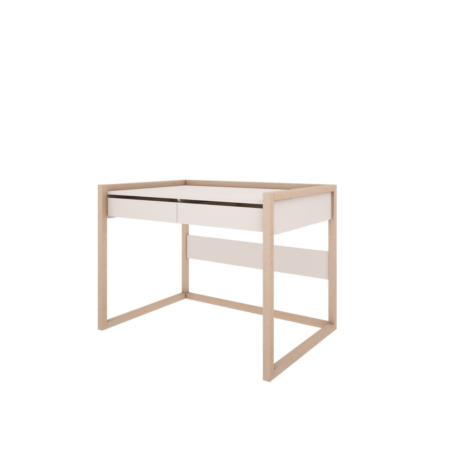 Wood Luck - Schreibtisch Basic off-white