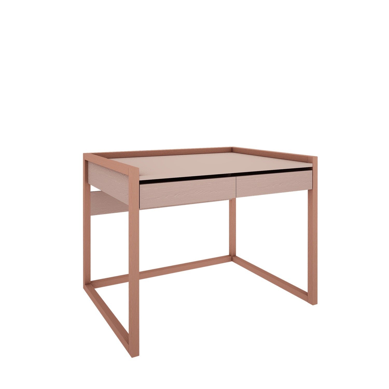 Wood Luck - Schreibtisch Tweens pink-coral
