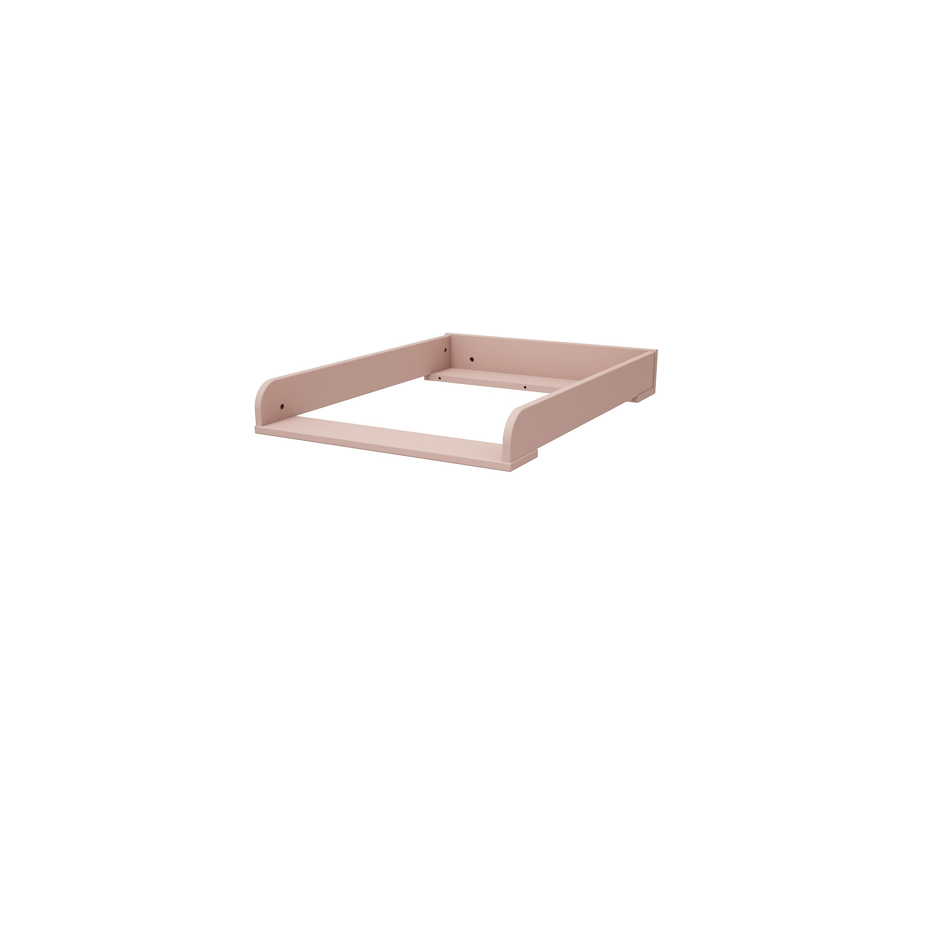 Wood Luck - Wickeltisch für Kommode Babushka natural pink