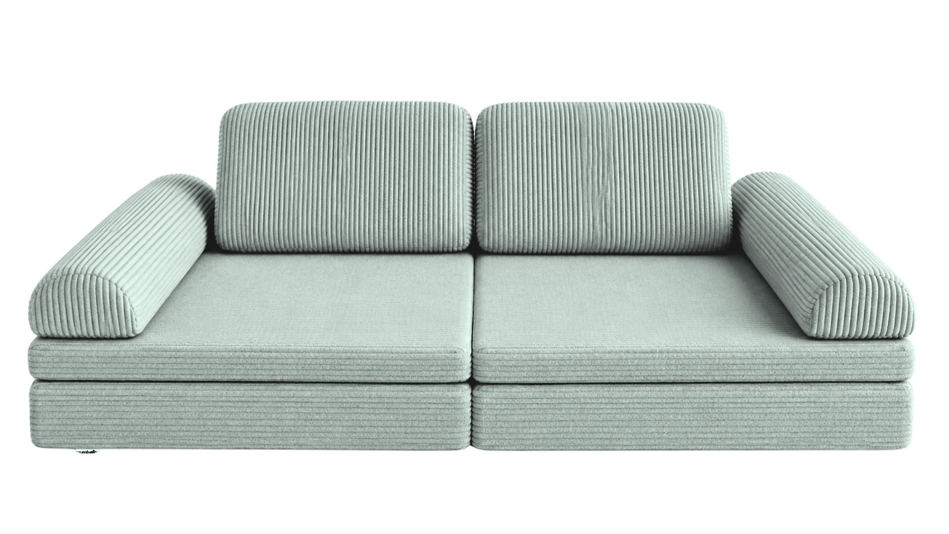 Wumbolino - Spielsofa Cord - Eisblau