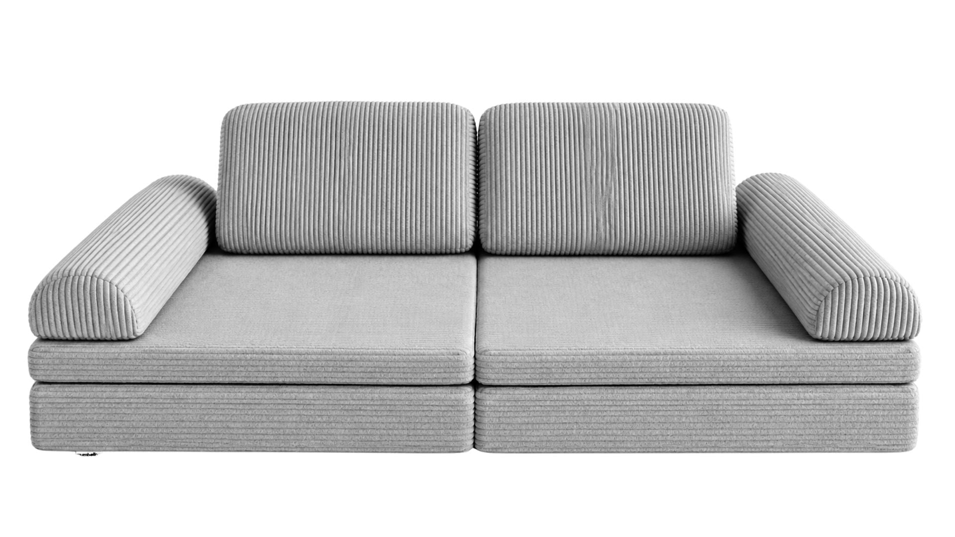 Wumbolino - Spielsofa Cord - hellgrau