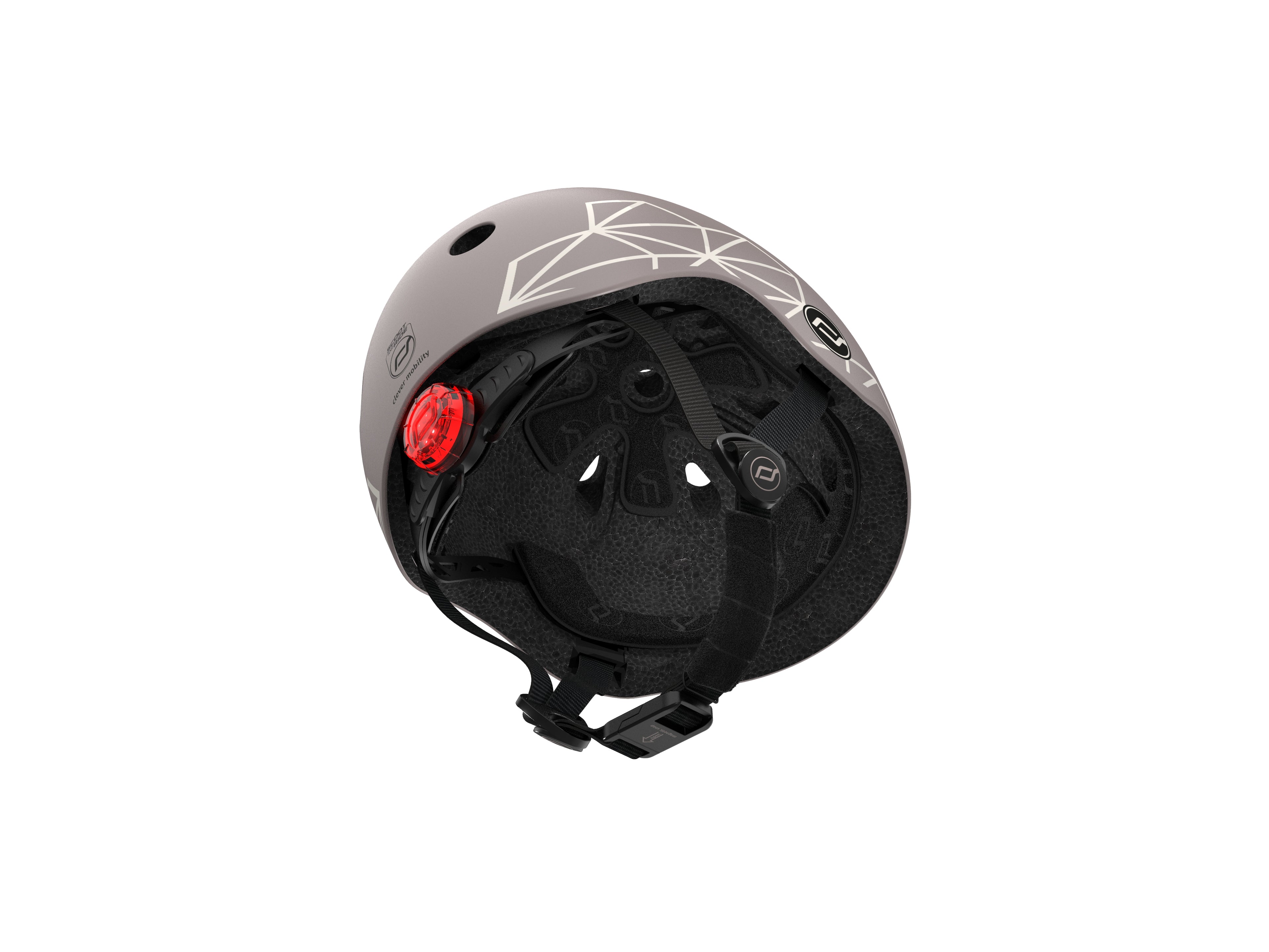 Scoot & Ride - Helm XXS-S graphics brown lines