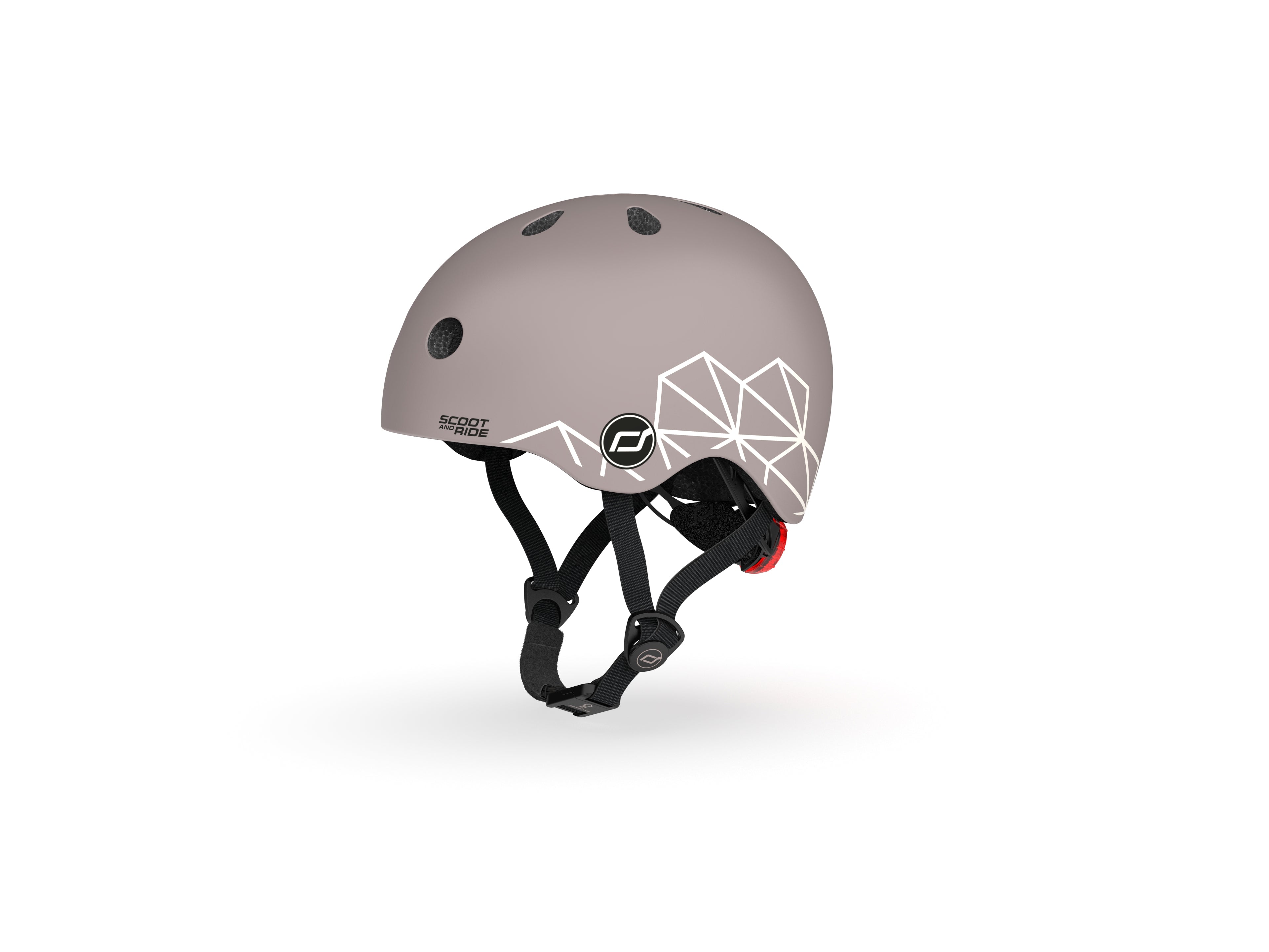 Scoot & Ride - Helm XXS-S graphics brown lines