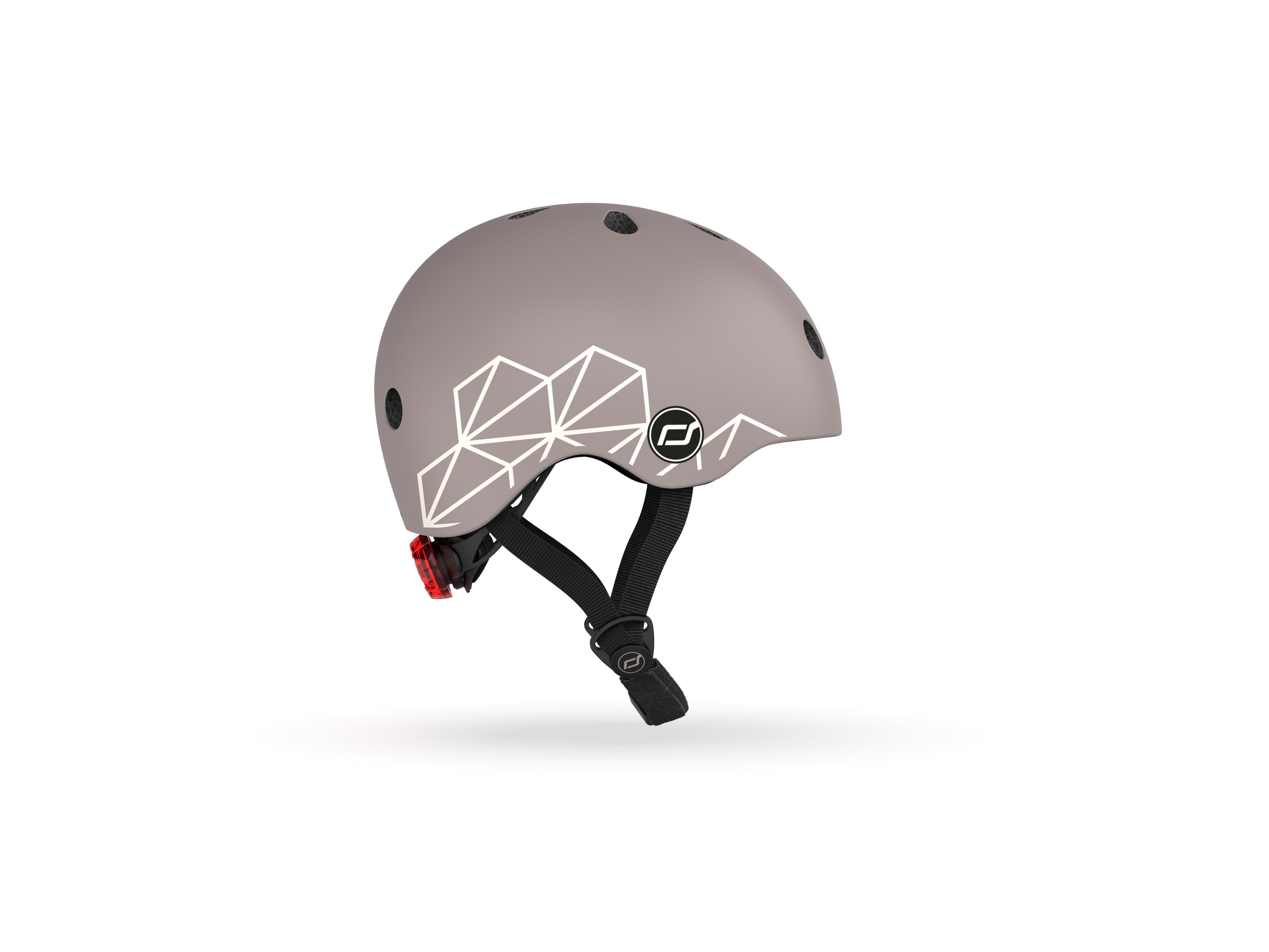 Scoot & Ride - Helm XXS-S graphics brown lines