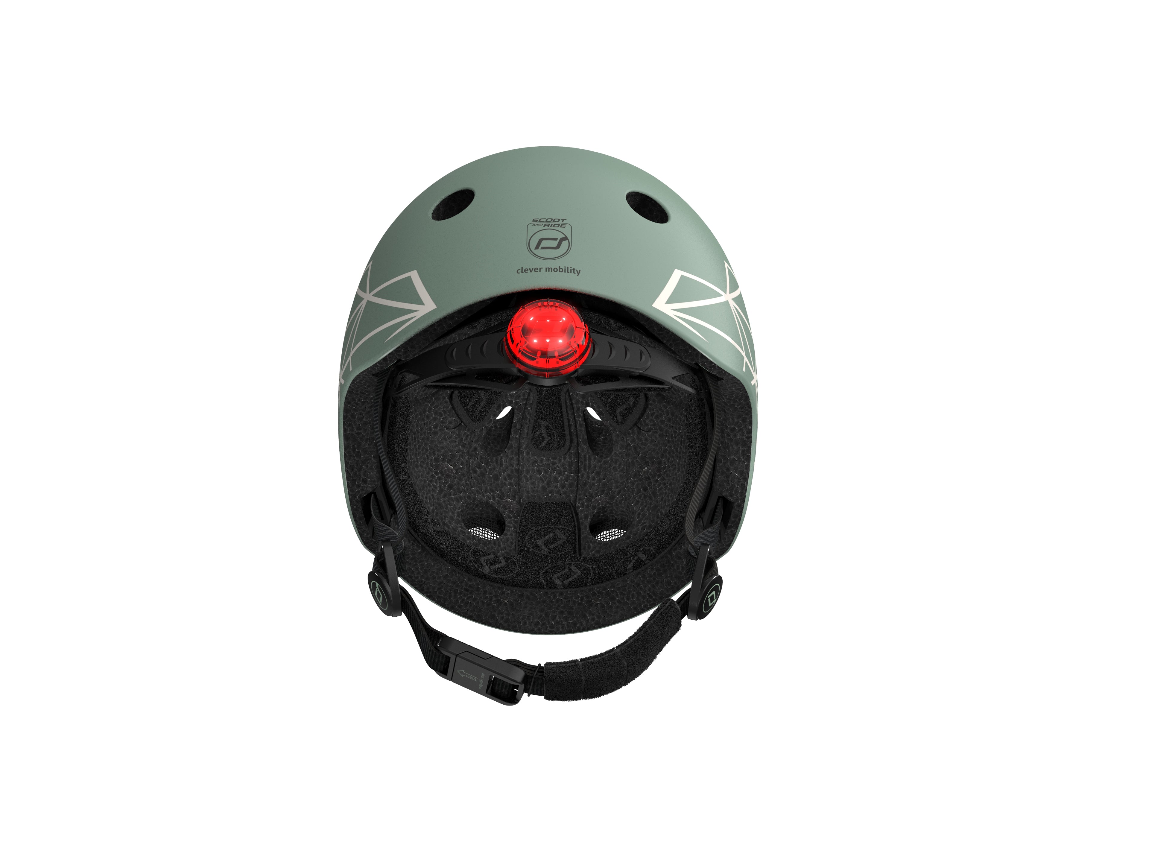 Scoot & Ride - Helm XXS-S graphics green lines