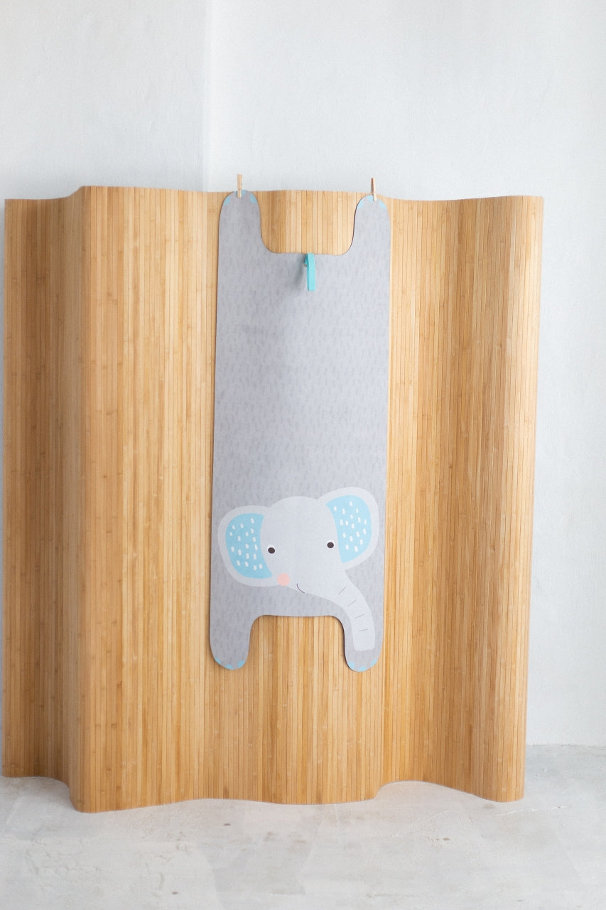 YOGITIER - Yogamatte Kinder: Eddy der Elefant