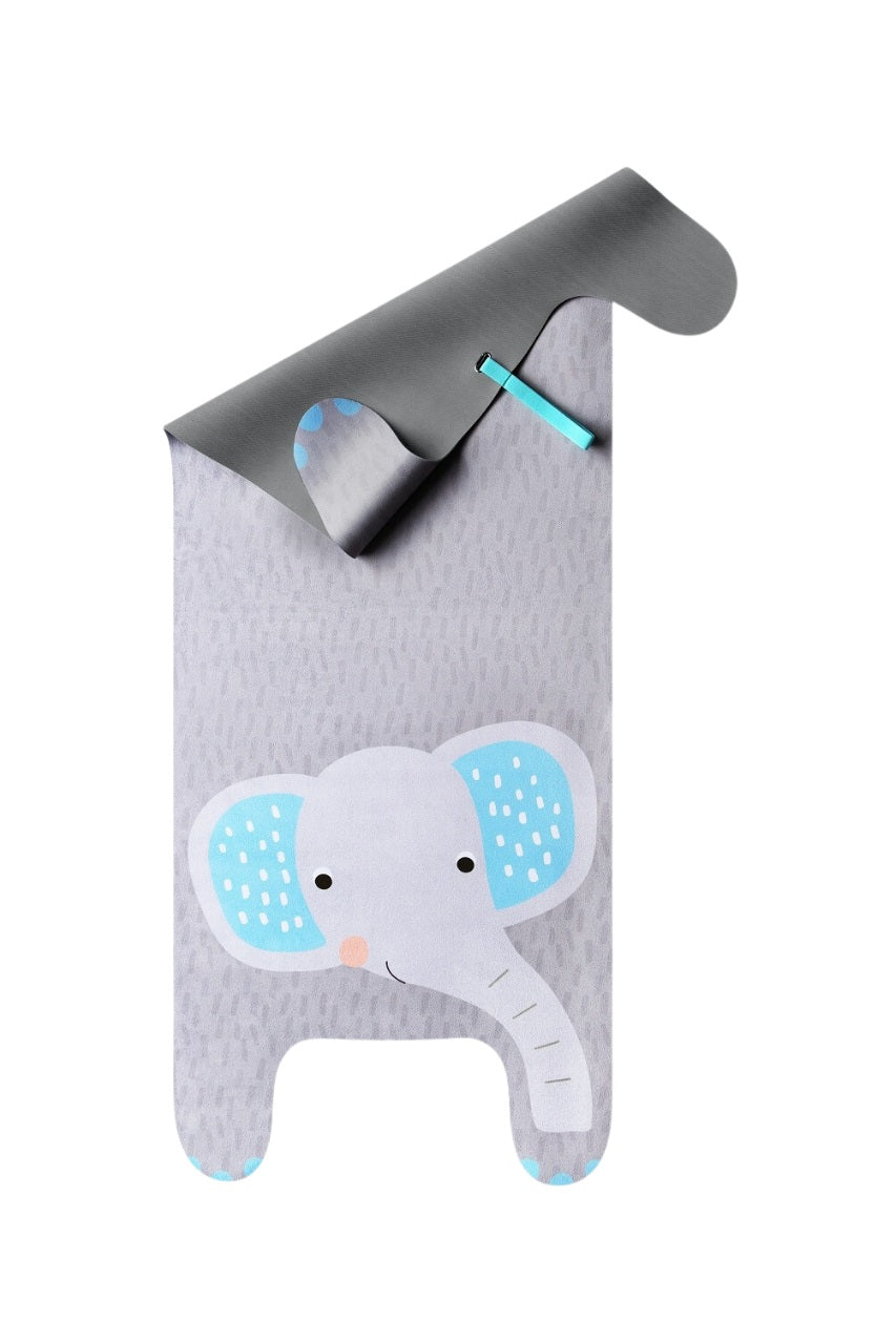 YOGITIER - Yogamatte Kinder: Eddy der Elefant