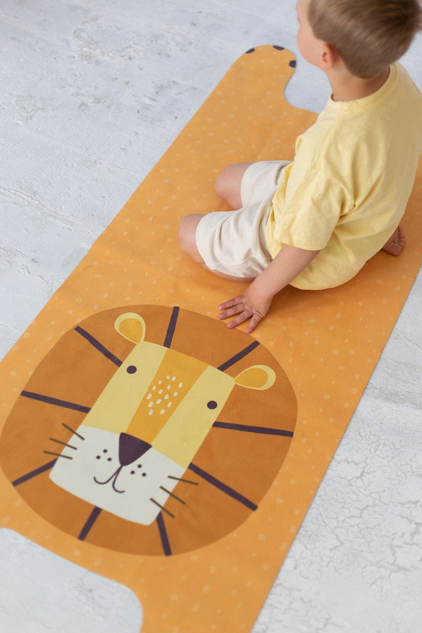 YOGITIER - Yogamatte Kinder: Leo der Löwe