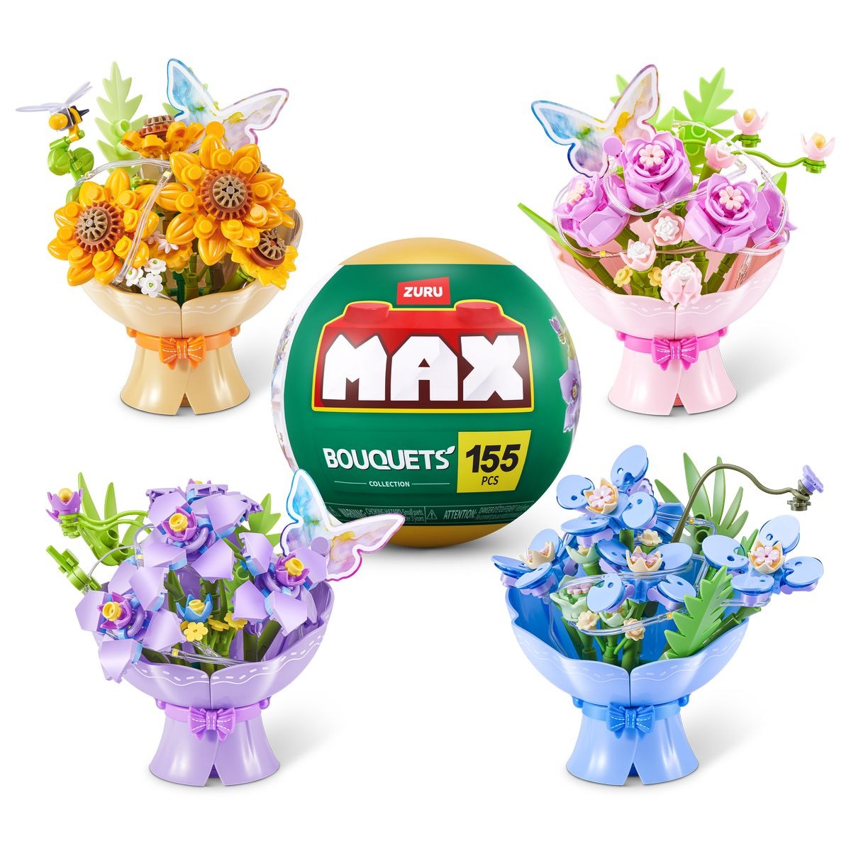 ZURU - Bausteine LED Blumenstrauß